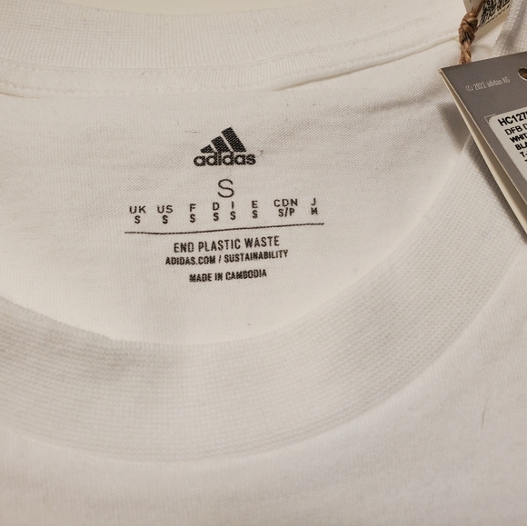 NWT Adidas Germany DNA Graphic Cotton Tshirt - Picture 4 of 8